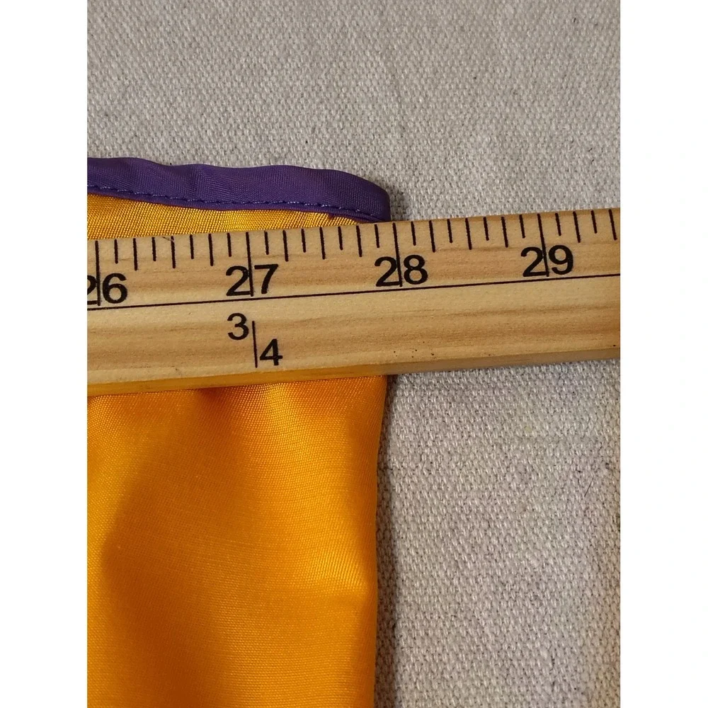 Vintage Lions Club International Vest Angleton Noon Yellow Purple Men XXL USA CC